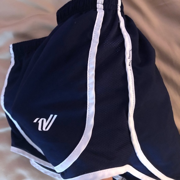 Navy and White Running Shorts - Picture 2 of 4
